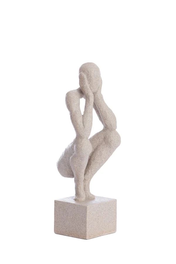 Ornament 15x13x40,5 cm LIVNO taupe