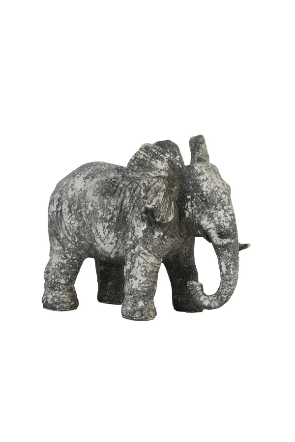 Ornament 24x17x20,5 cm ELEPHANT old concrete
