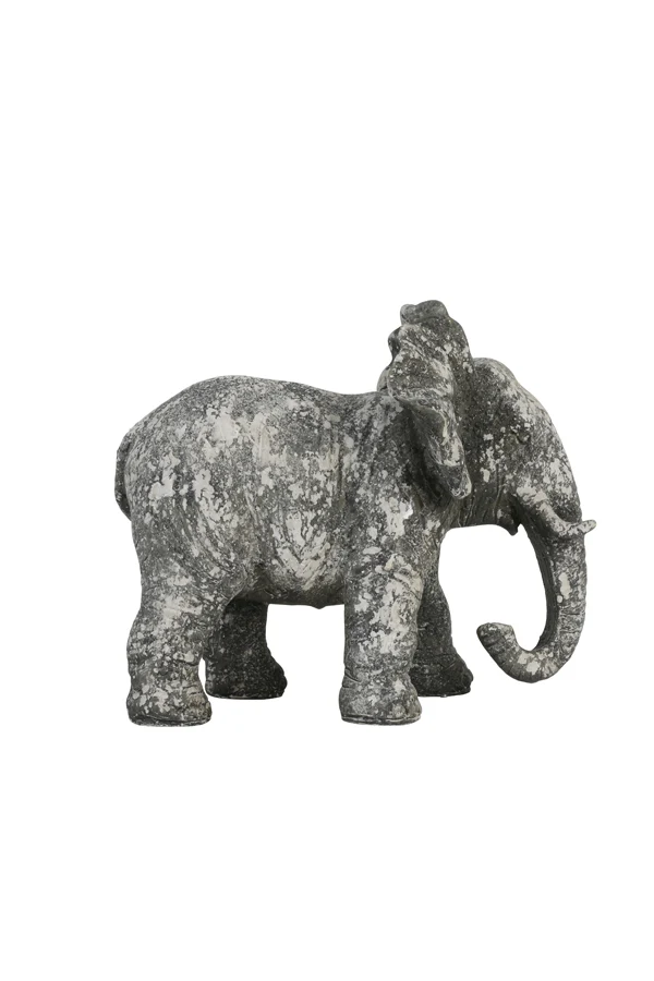 Ornament 24x17x20,5 cm ELEPHANT old concrete