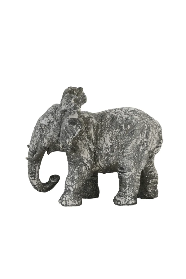Ornament 24x17x20,5 cm ELEPHANT old concrete