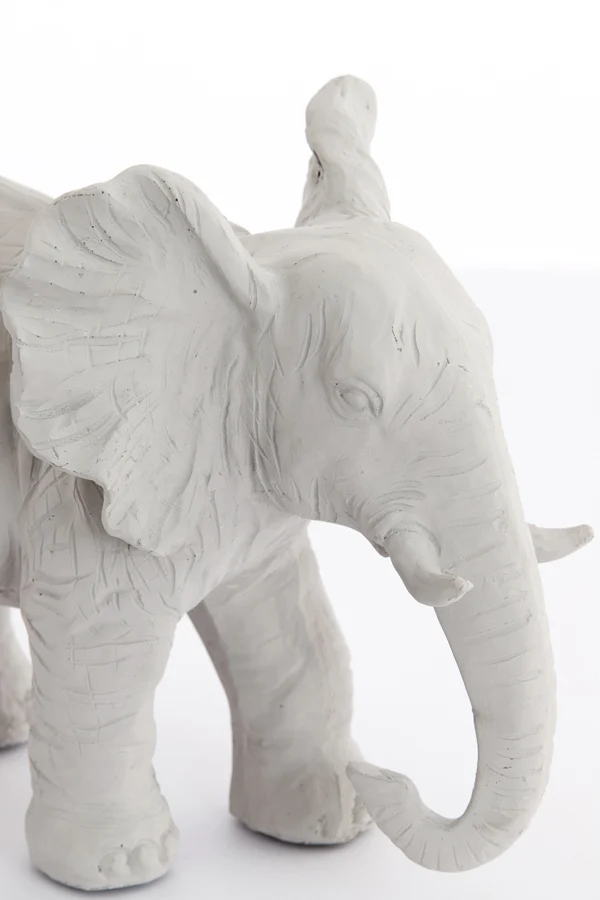 Ornament 24x17x20,5 cm ELEPHANT cream