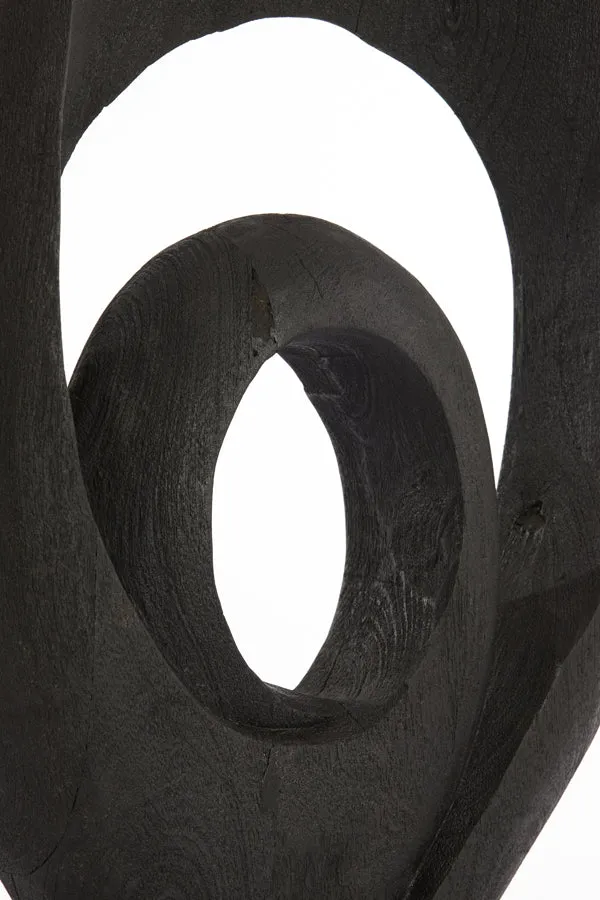 Ornament 40x14x60 cm RANDA wood matt black