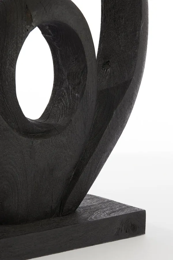 Ornament 40x14x60 cm RANDA wood matt black