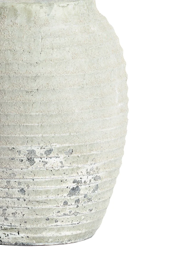 Lamp base 28,5x46,5 cm CASSARO ceramics texture grey