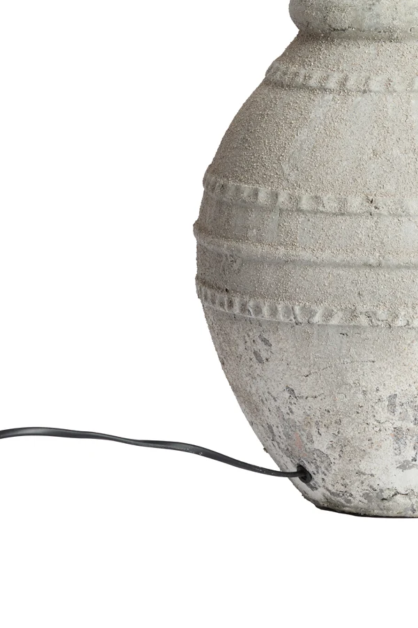 Lamp base 28,5x42,5 cm VENTURA ceramics texture grey
