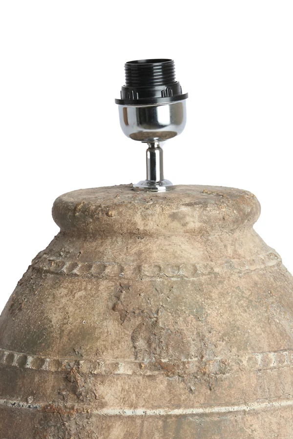 Lamp base 28,5x42,5 cm VENTURA ceramics antique dark brown