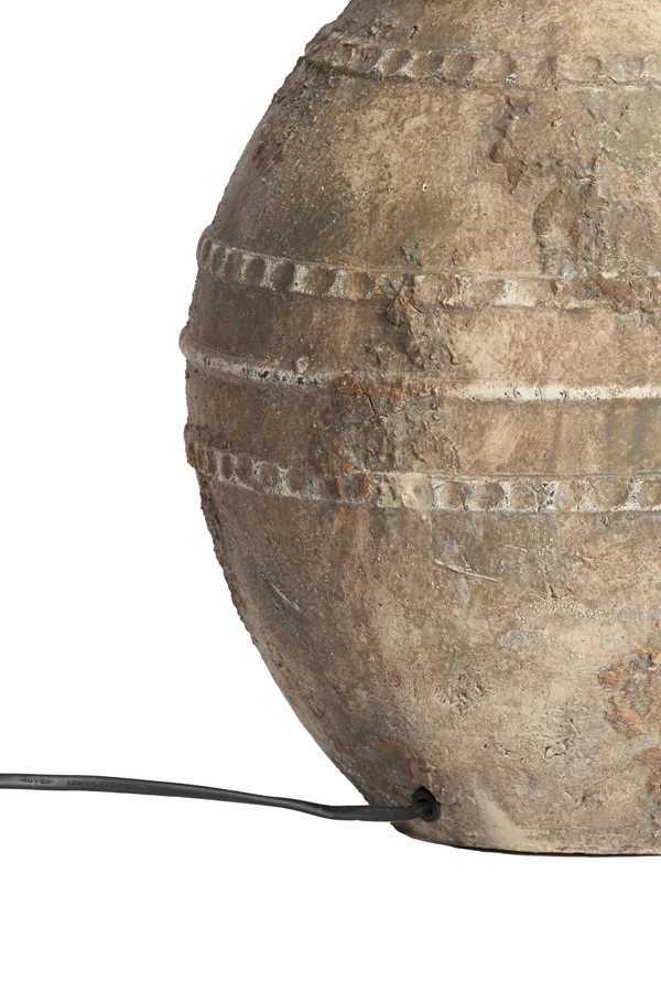 Lamp base 28,5x42,5 cm VENTURA ceramics antique dark brown