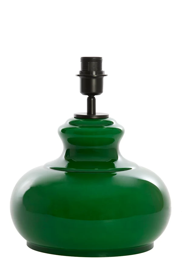 Lamp base 28,5x33 cm VERDE glass green