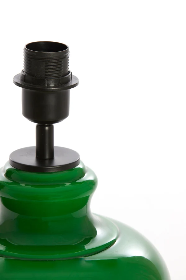 Lamp base 28,5x33 cm VERDE glass green