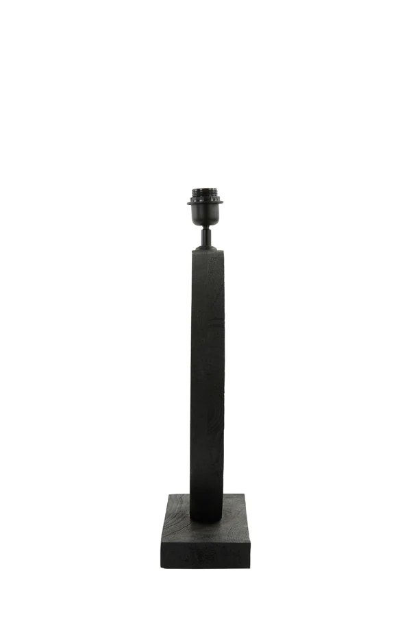 Lamp base 41x13x55 cm TINAR wood matt black