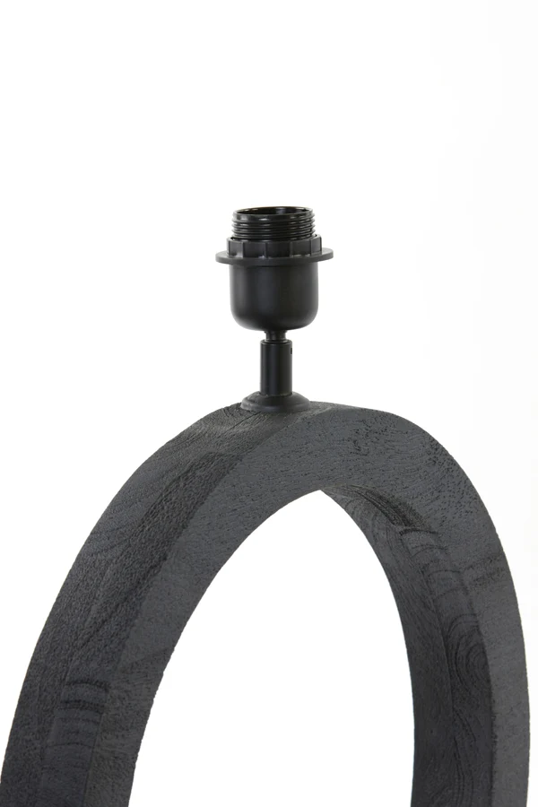 Lamp base 41x13x55 cm TINAR wood matt black