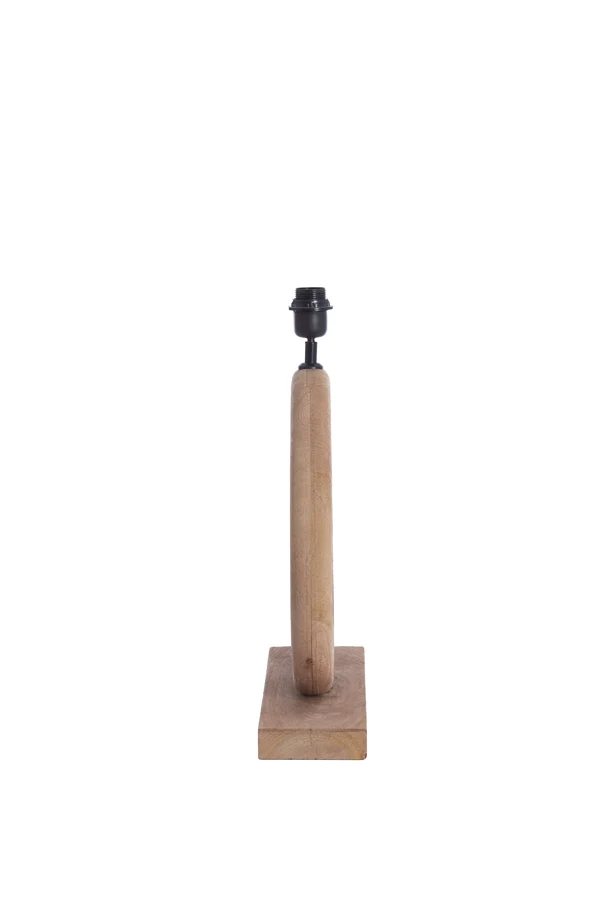 Lamp base 41x13x44 cm NUBIA wood matt natural