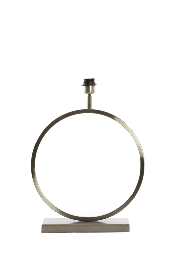 Lamp base 40x13x52 cm LIVA nickel satin
