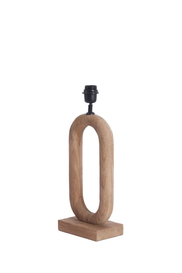 Lamp base 20x12x44 cm PACECO wood matt natural