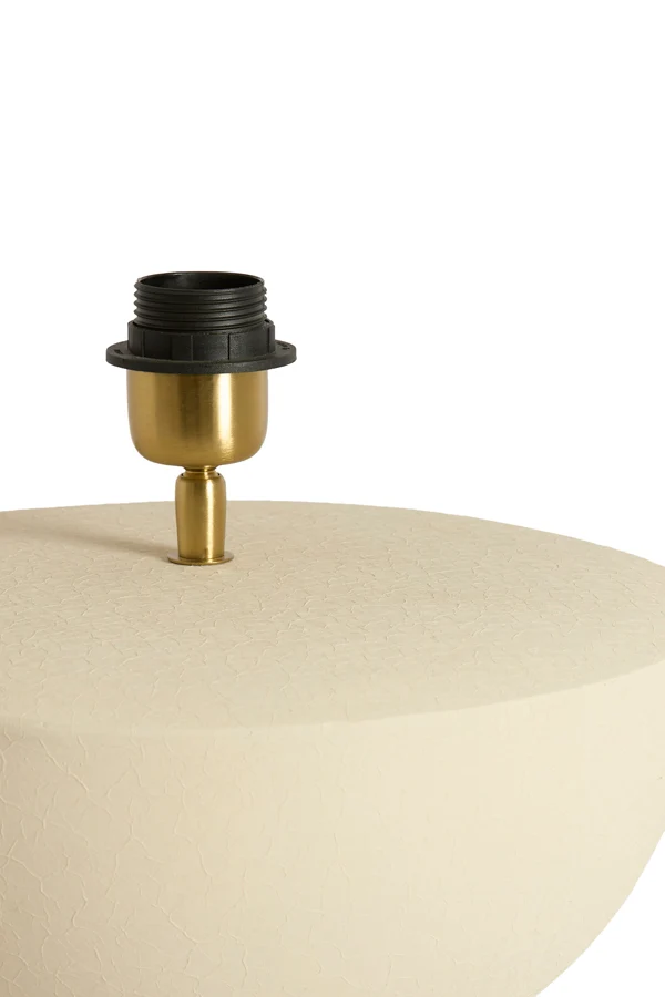 Lamp base 27x38,5 cm ISMARA matt cream