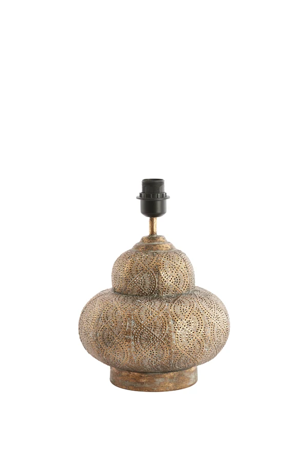Lamp base 26x34,5 cm RYOTA brown gold