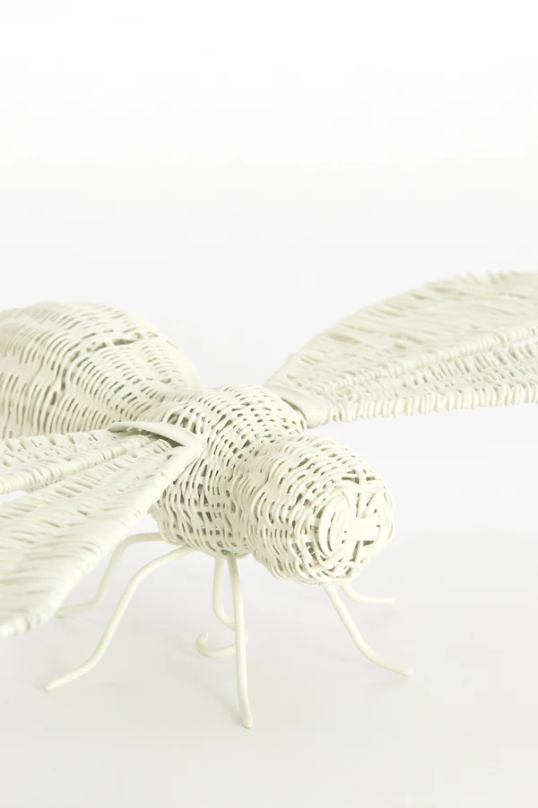 Ornament 37,5x18x6,5 cm CICADA cream
