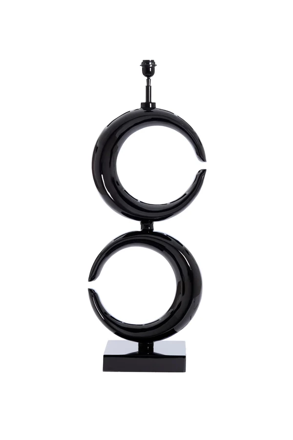 Lamp base 37x26x99 cm MAAN shiny black
