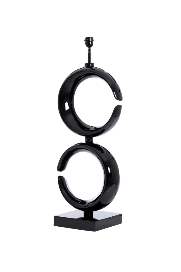 Lamp base 37x26x99 cm MAAN shiny black