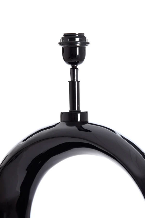 Lamp base 37x26x99 cm MAAN shiny black