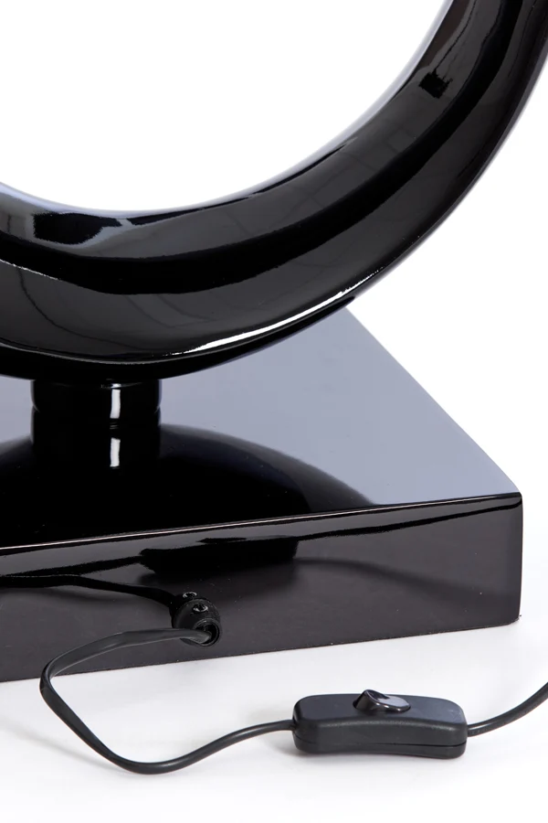 Lamp base 37x26x99 cm MAAN shiny black