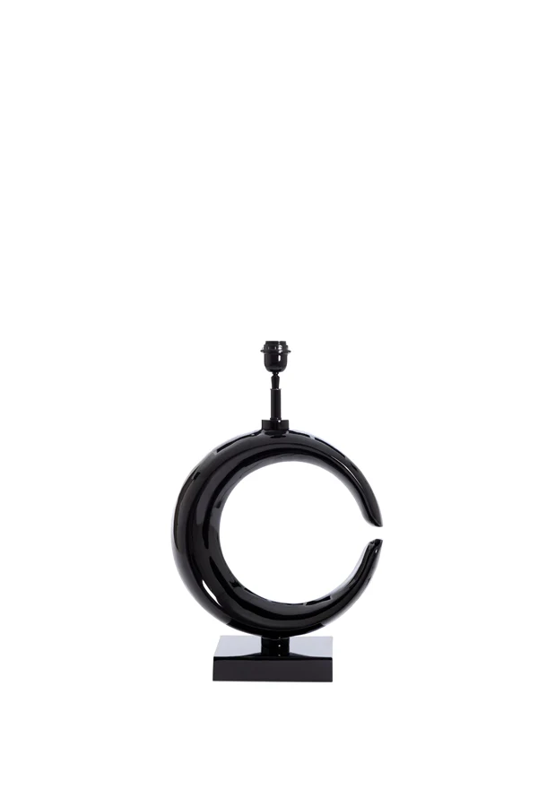 Lamp base 37x20x60 cm MAAN shiny black