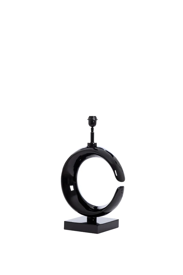 Lamp base 37x20x60 cm MAAN shiny black