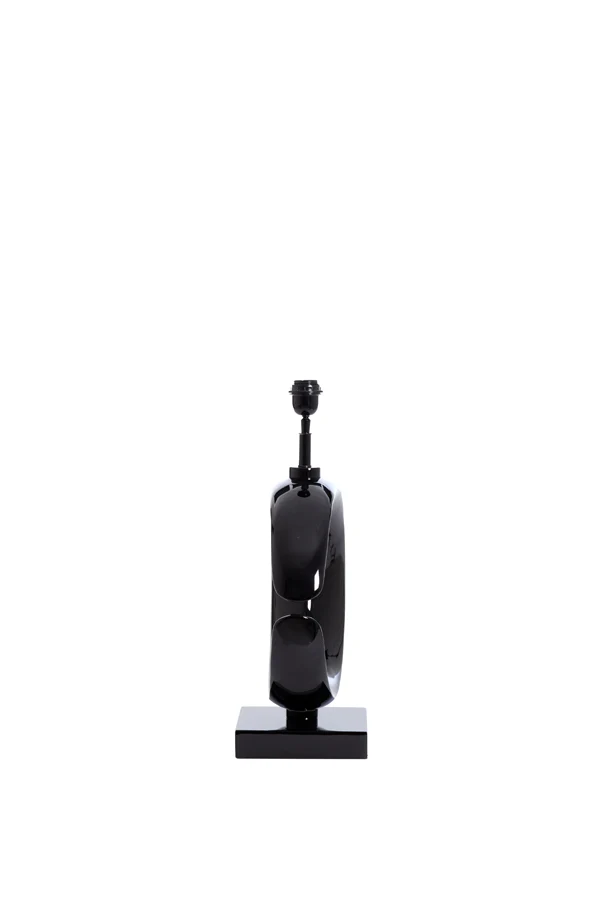 Lamp base 37x20x60 cm MAAN shiny black