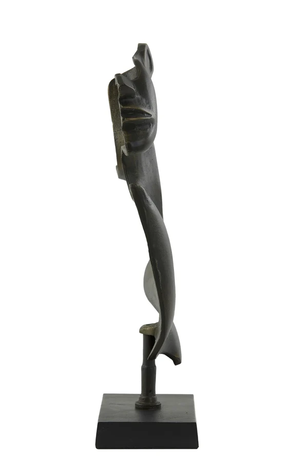 Ornament 23x11x45 cm FACE dark bronze-matt black