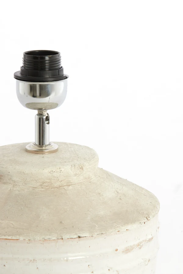 Lamp base 25x35 cm TOBA medium antique white