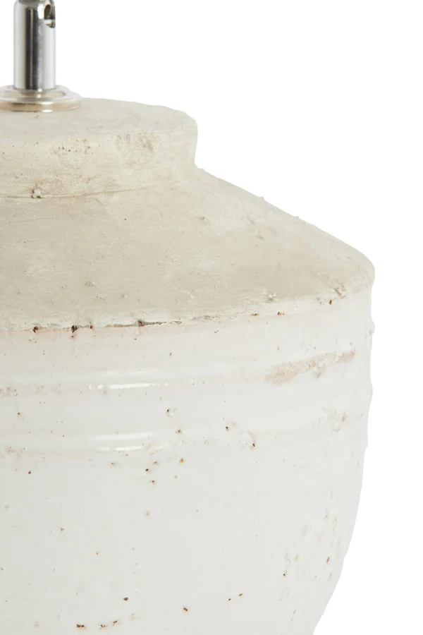 Lamp base 25x35 cm TOBA medium antique white