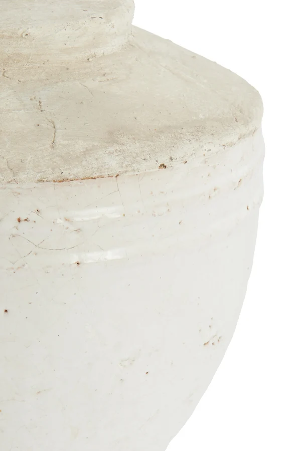 Lamp base 25x35 cm TOBA medium antique white