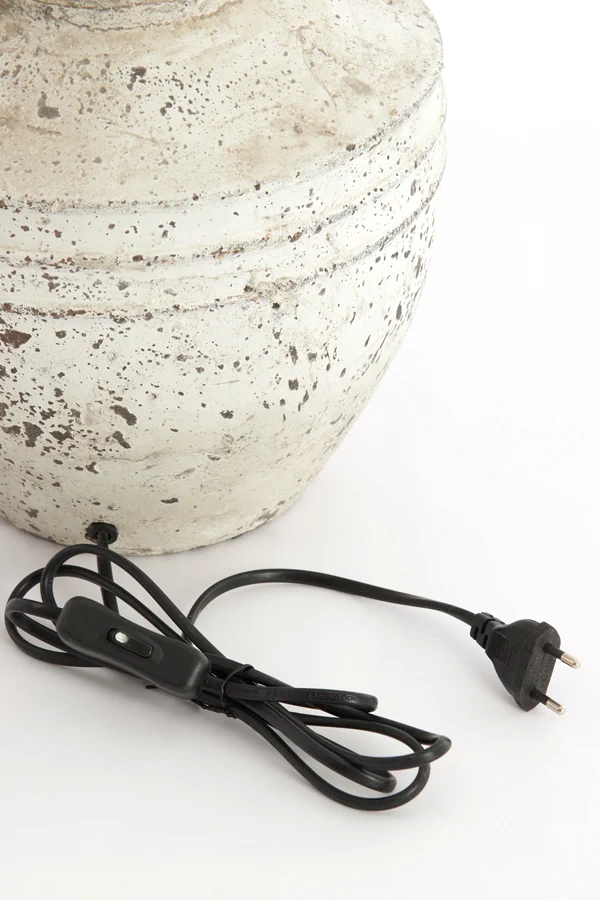 Lamp base 25x35 cm TOBA medium antique grey