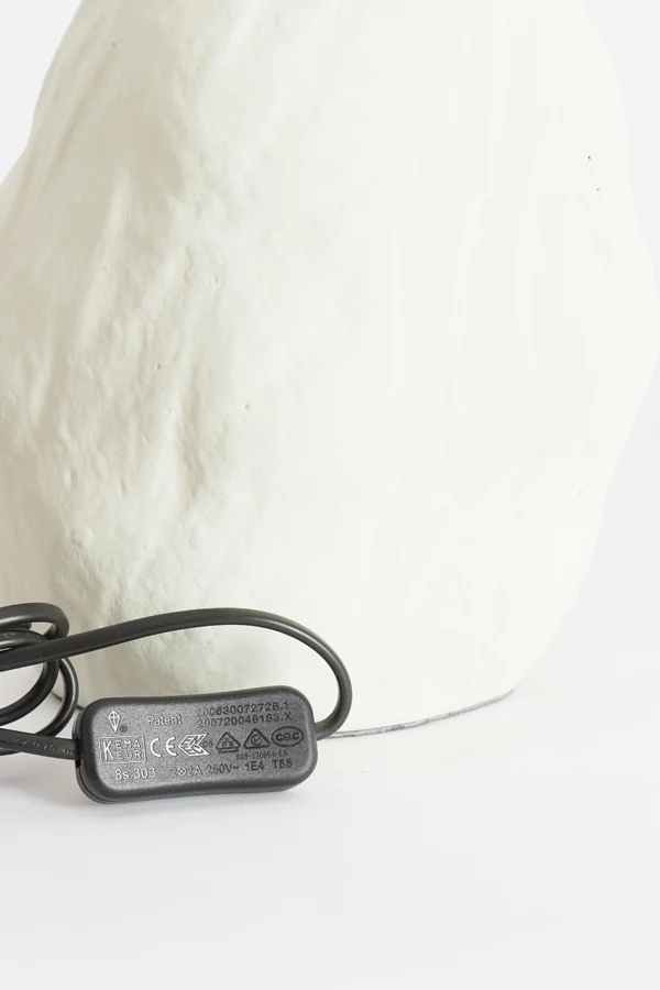 Lamp base 25x20x36 cm MAVELLE cream