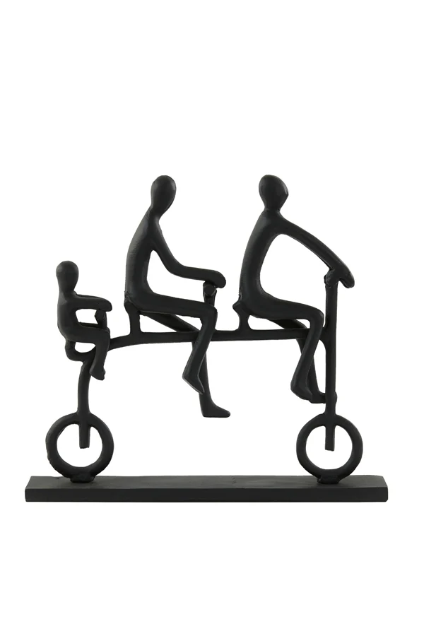 Ornament 35x7x32 cm CYCLE matt black