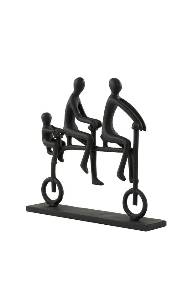 Ornament 35x7x32 cm CYCLE matt black