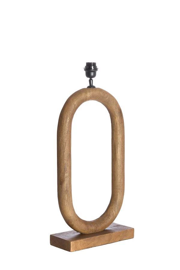 Lamp base 35x12x59 cm PACECO wood grey-dark brown