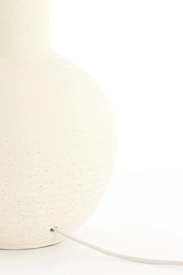 Lamp base 34x62 cm ULLOA ceramics matt cream