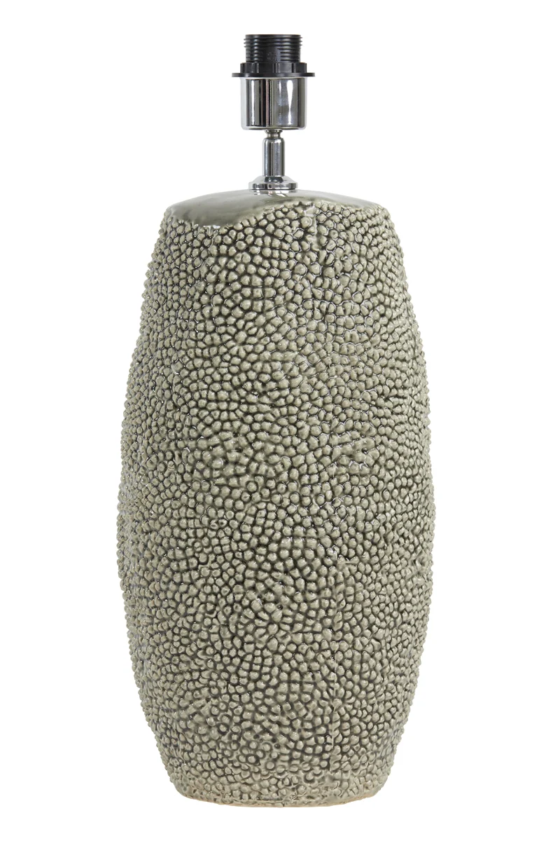 Lamp base 34,5x59 cm KYARA ceramics grey-brown