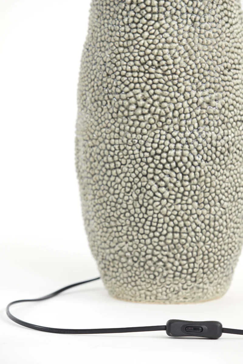 Lamp base 34,5x59 cm KYARA ceramics grey-brown