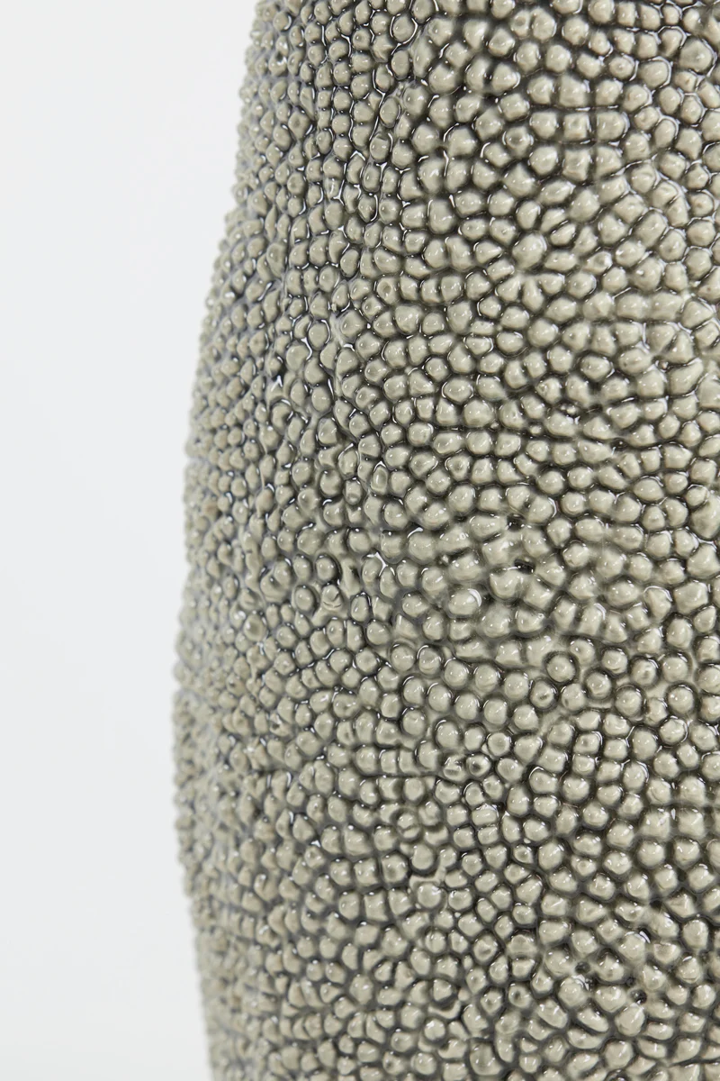 Lamp base 34,5x59 cm KYARA ceramics grey-brown