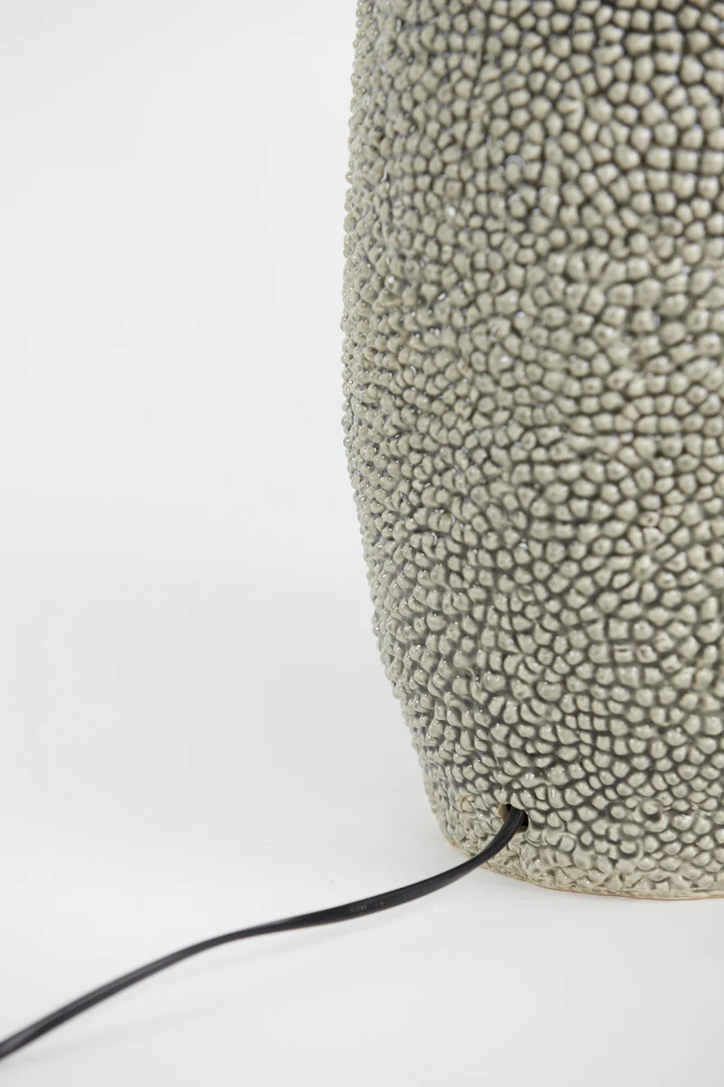 Lamp base 34,5x59 cm KYARA ceramics grey-brown