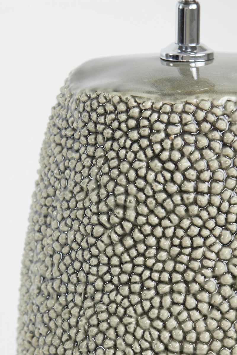 Lamp base 34,5x59 cm KYARA ceramics grey-brown