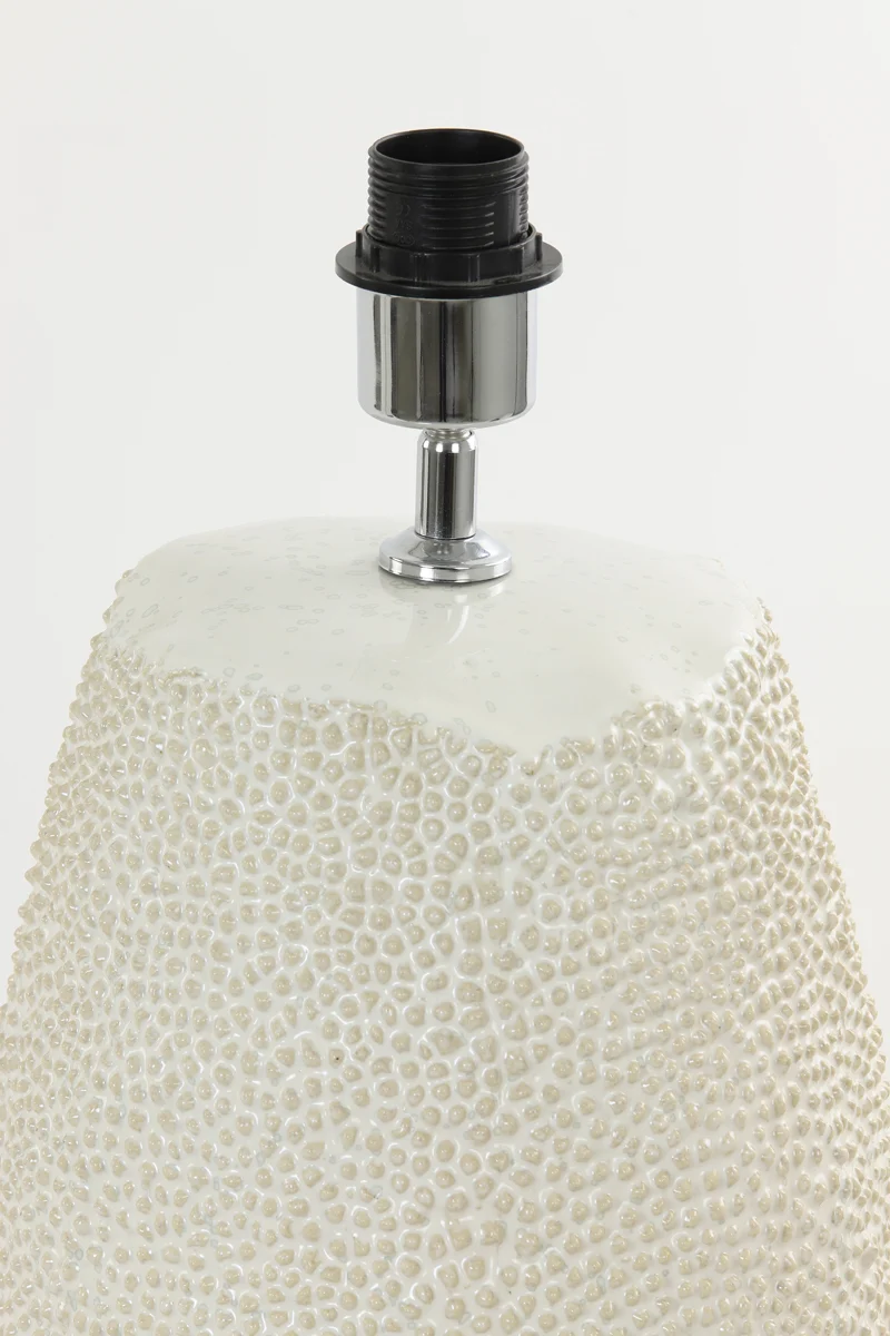 Lamp base 34,5x59 cm KYARA ceramics cream