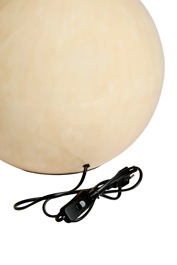 Lamp base 34,5x41,5 cm BENU shiny light pink-cream