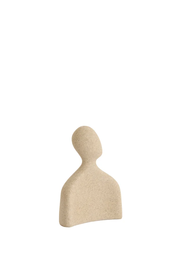Ornament 12x5,5x16 cm HEAD sand