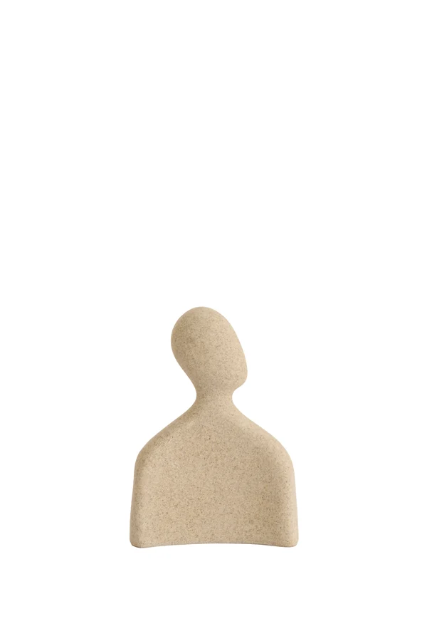 Ornament 12x5,5x16 cm HEAD sand