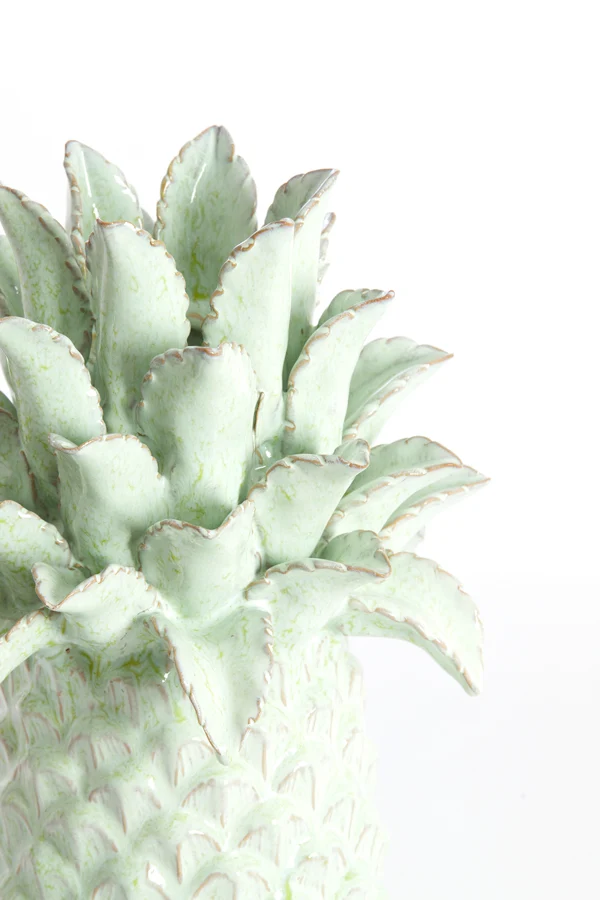 Ornament 22,5x39,5 cm NANASI ceramics mint green
