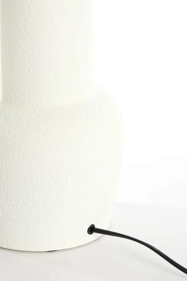 Lamp base 19,5x47 cm MATARAM ceramics white