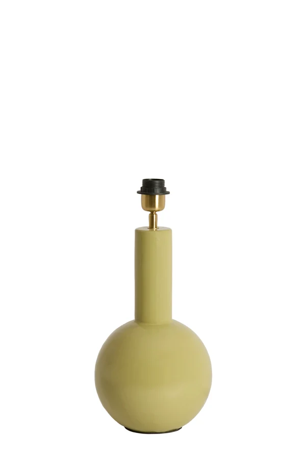 Lamp base 19,5x38,5 cm BENAO shiny olive green